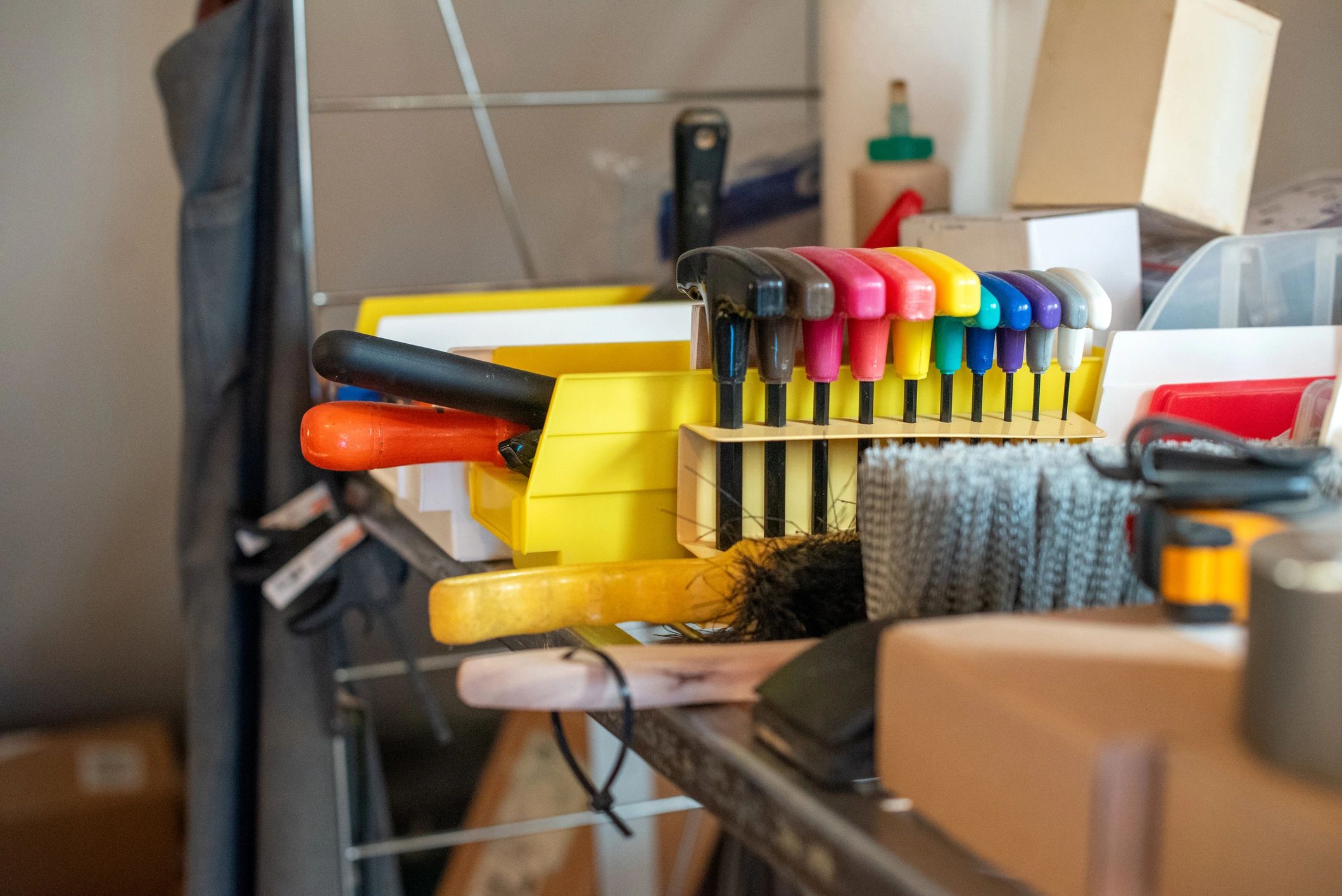 Organized repair tools ready for handyman service work